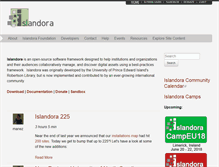 Tablet Screenshot of islandora.ca